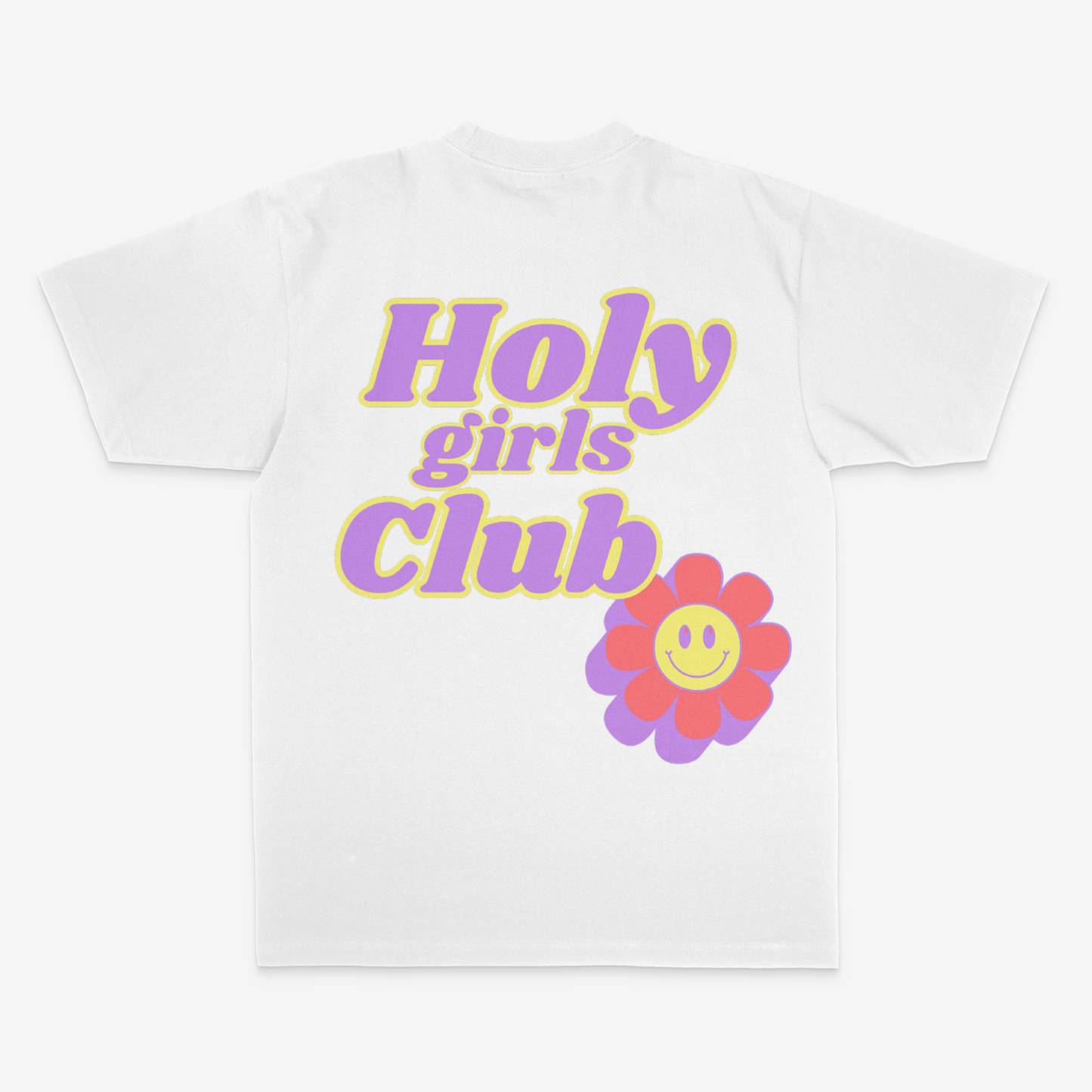 Holy girls club Tee "White”